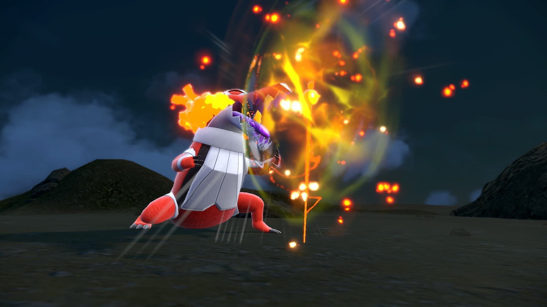 Skeledirge as seen in the main series games (Image via The Pokemon Company)